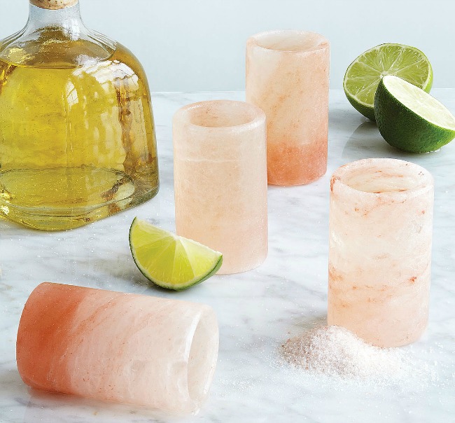 Himalayan Salt Tequila Glasses | UncommonGoods