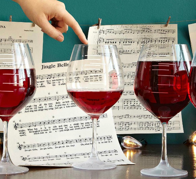 Major Scale Musical Wine Glasses | UncommonGoods