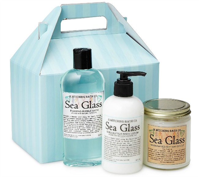 Sea Glass Scents Bath Gift Box | UncommonGoods