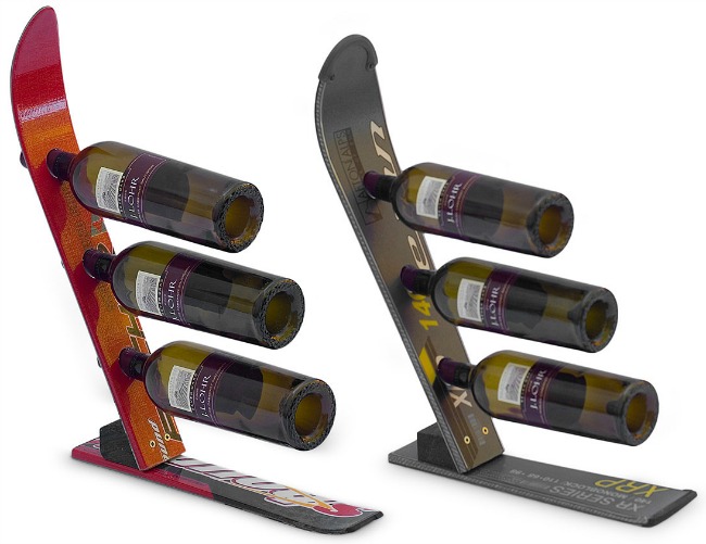 Snow Ski Wine Rack | UncommonGoods