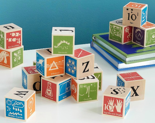 Super Nerdy ABC Blocks | UncommonGoods