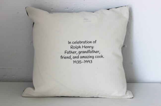 Personal Shirt and Message Pillow - Memorial -Message | UncommonGoods