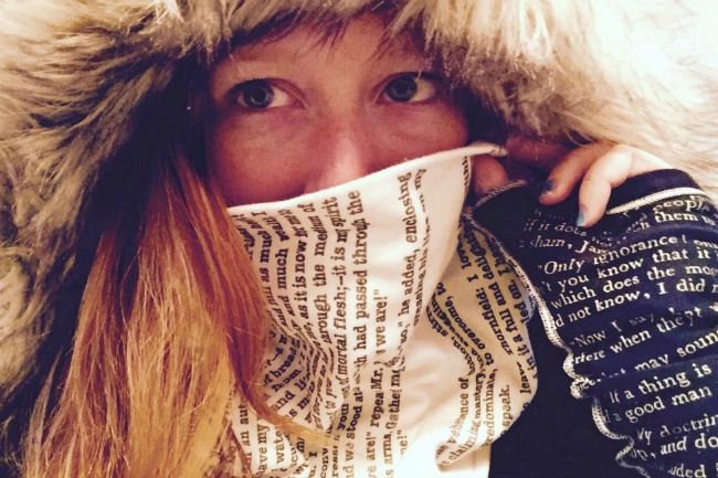 Literary Scarf - Literary Writing Gloves - UncommonGoods