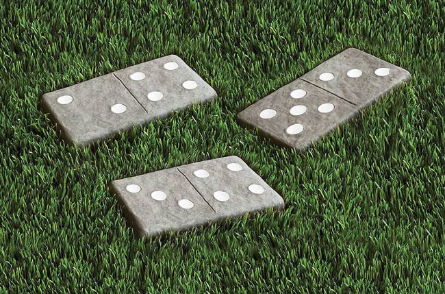 Dominoes Stepping Stones | UncommonGoods