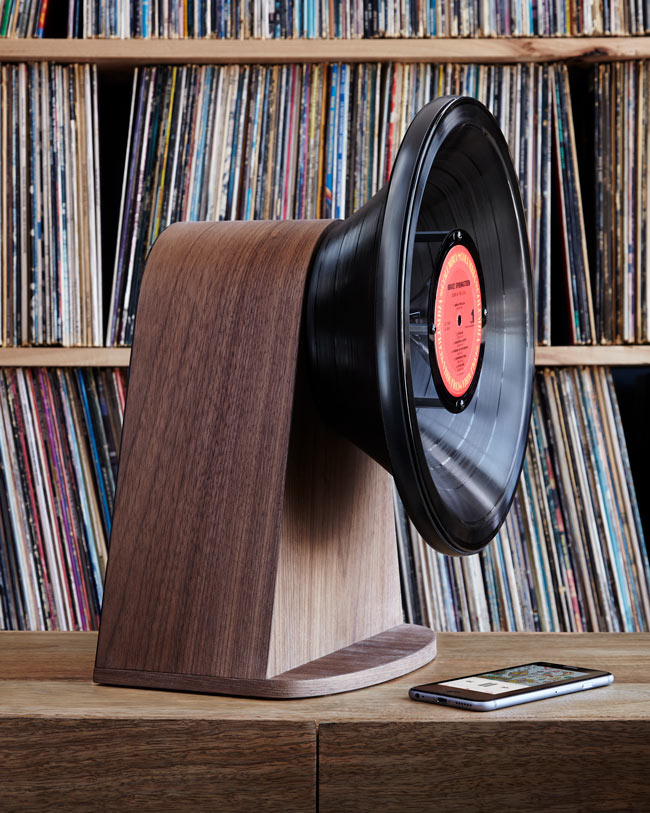 Vintage Vinyl Bluetooth® Speaker | UncommonGoods