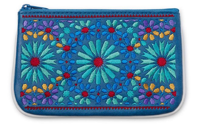 Marrakesh Embroidered Mini Pouch - UncommonGoods