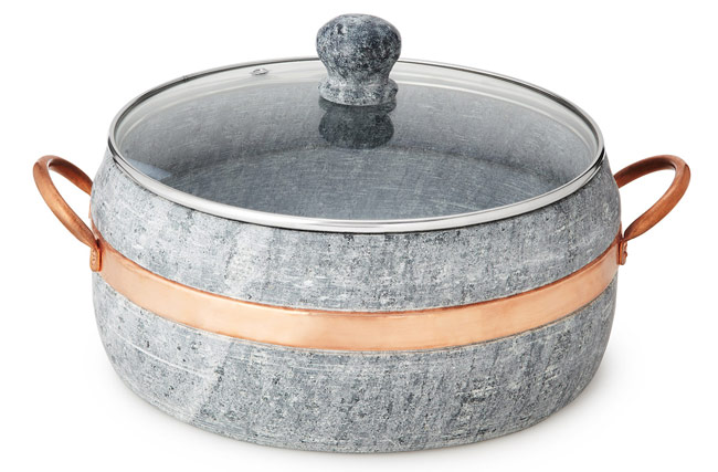 Soapstone Stew Pot with Copper Handle | UncommonGoods