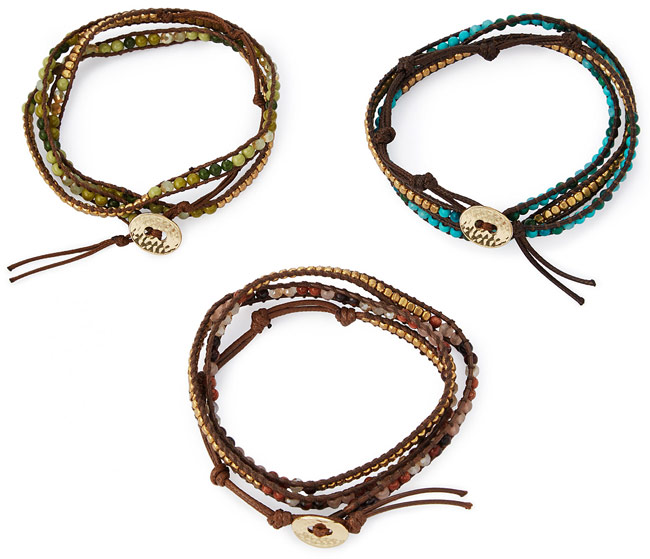 Semi Precious Stone Wrap Bracelet - UncommonGoods