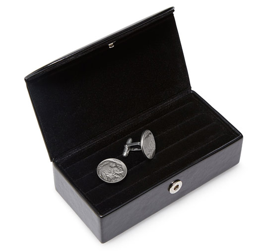 Cufflinks Organizing Travel Case - 5 Pairs - UncommonGoods