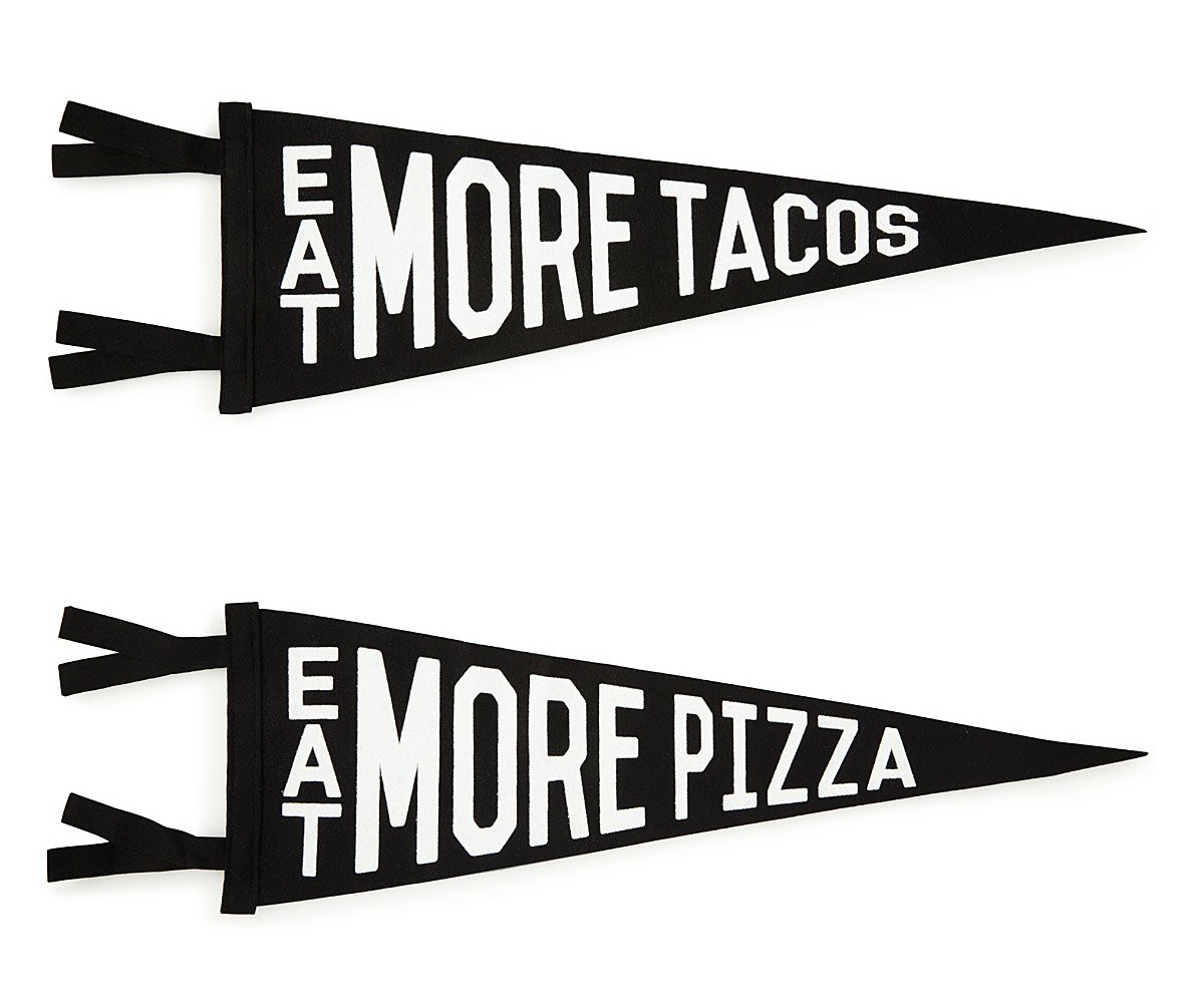 Foodie Pennants | UncommonGoods