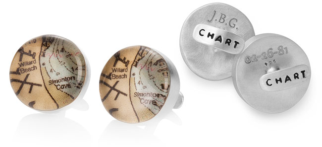 Custom Map Cufflinks | UncommonGoods