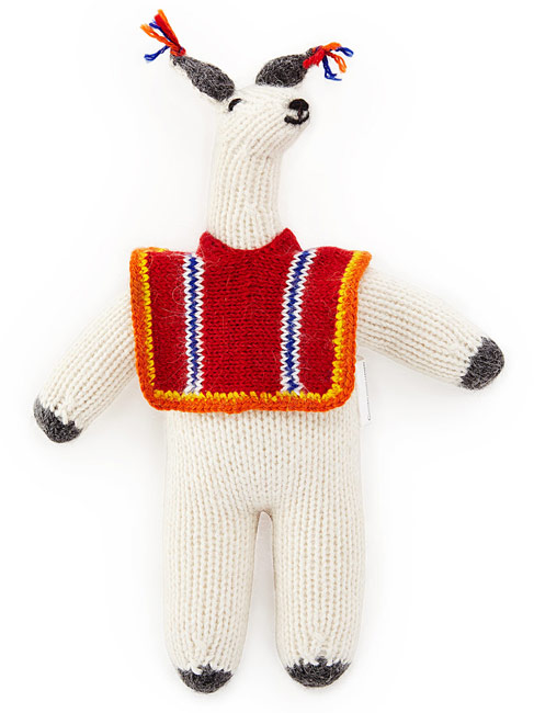 Llama With Poncho Plush | UncommonGoods