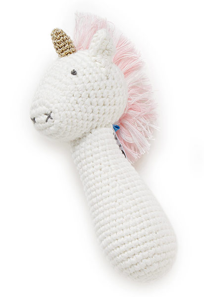 Unicorn Rattle | UncommonGoods