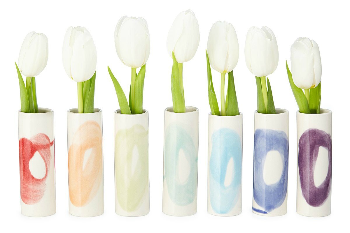 Rainbow Bud Vase Set | UncommonGoods