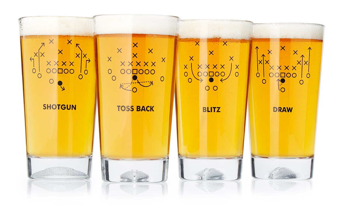 Football Playbook Glasses | UncommonGoods