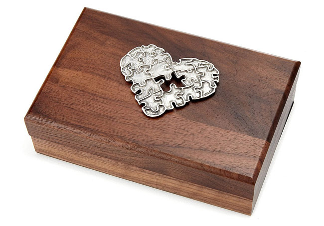 Puzzle Heart Box | UncommonGoods