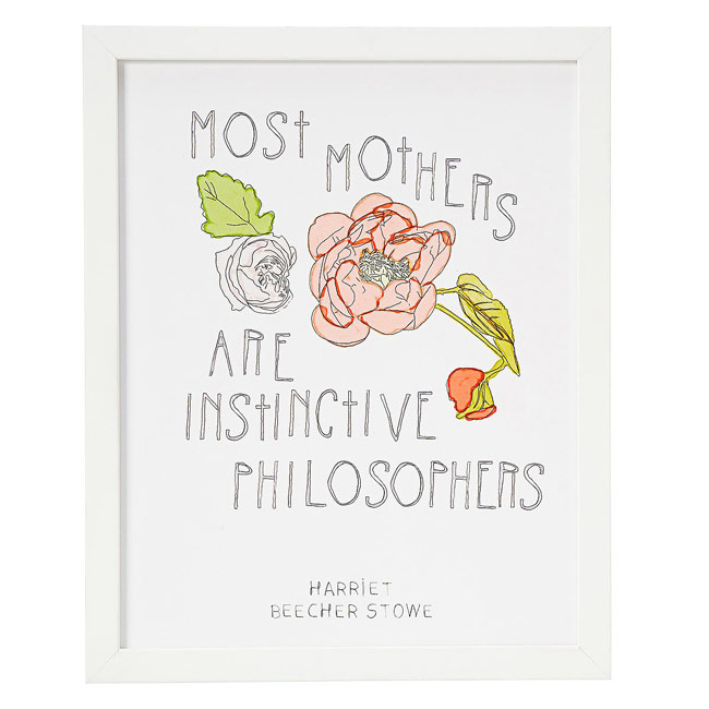 Most Mothers Are Instinctive Philosophers | UncommonGoods