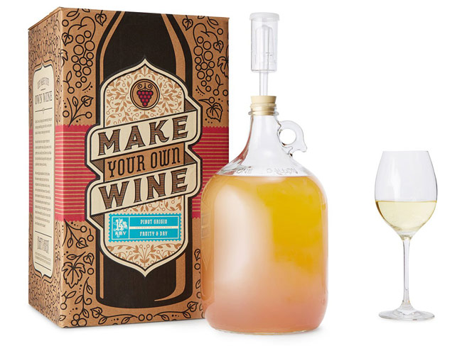 Pinot Grigio Wine Making Kit | UncommonGoods