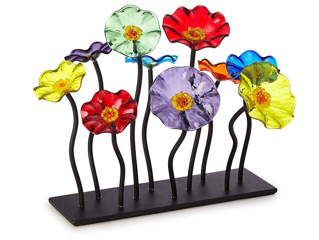 Glass Flower Garden Centerpiece | UncommonGoods