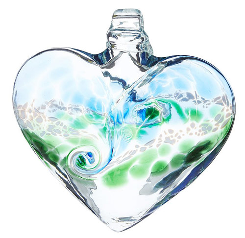 Glass Heart Window Charm | UncommonGoods