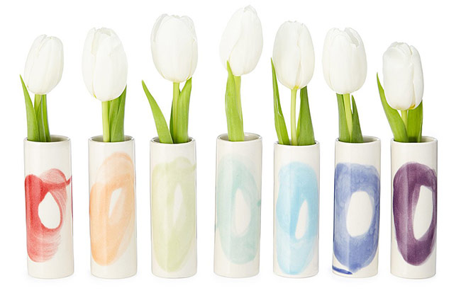 Rainbow Bud Vase Set | UncommonGoods