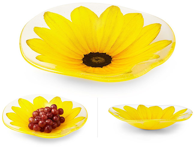 Wavy Blackeyed Susan Bowl | UncommonGoods