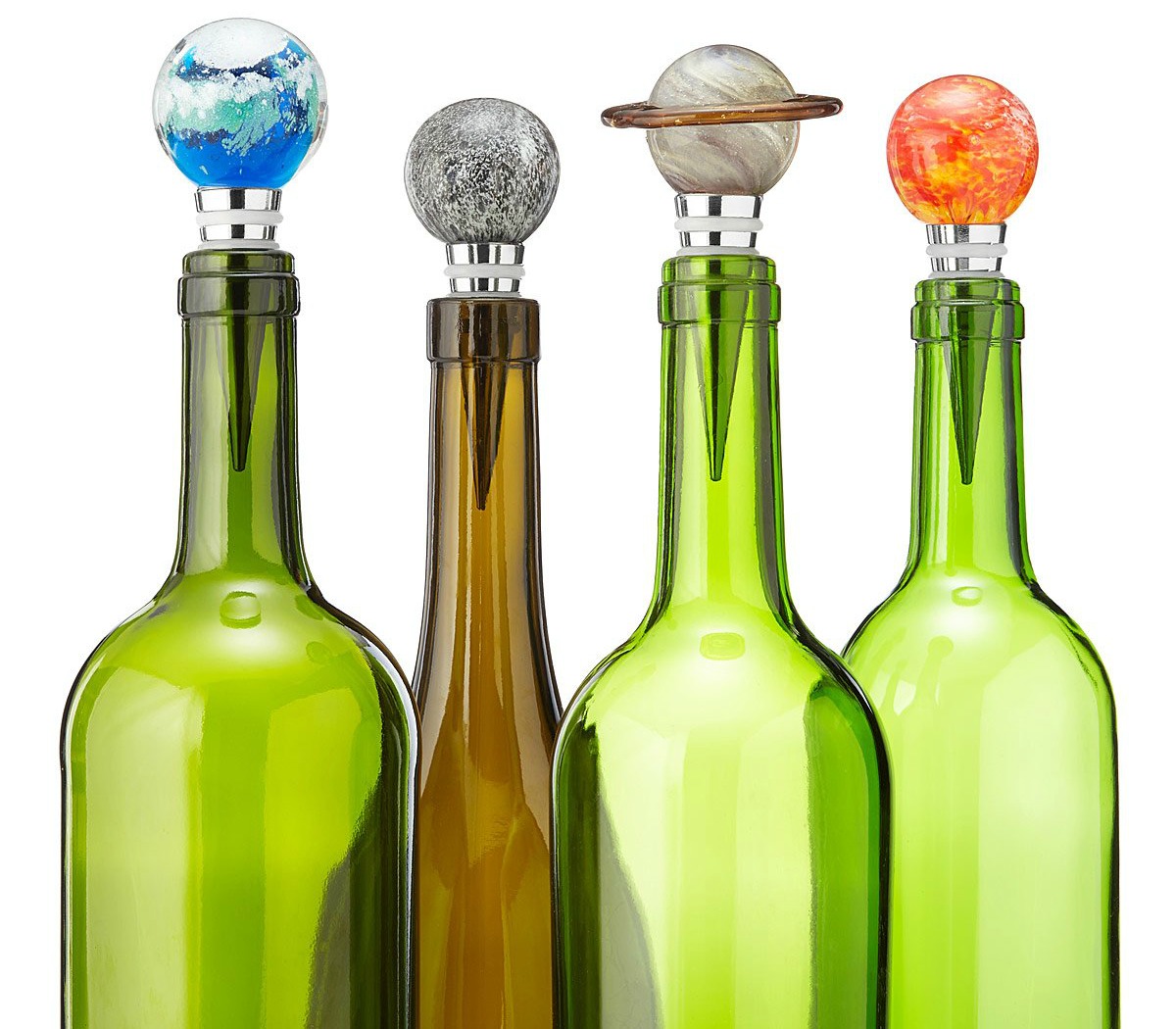 Solar System Glow-in-the-Dark Bottle Stoppers | UncommonGoods