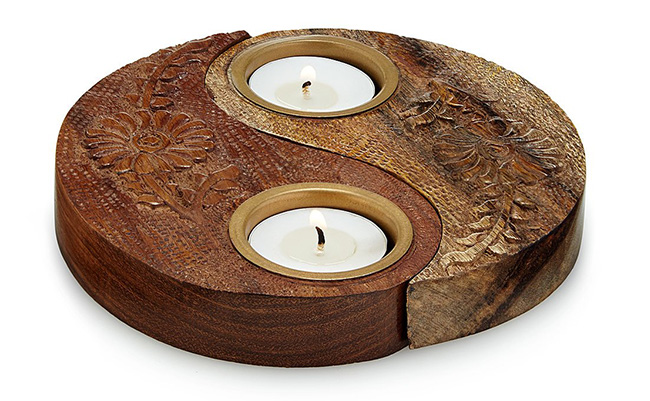 Yin Yang Tealight Holder | UncommonGoods