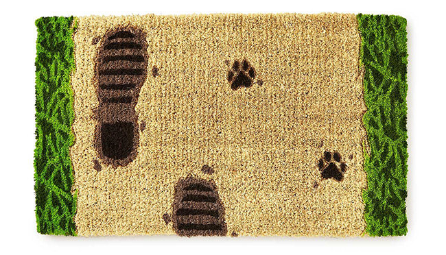 Footprints in the Mud Doormat | UncommonGoods