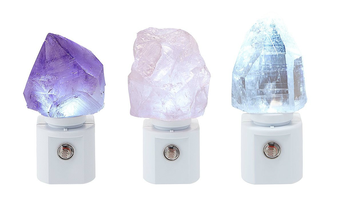 Gemstone Sensor Nightlights | UncommonGoods