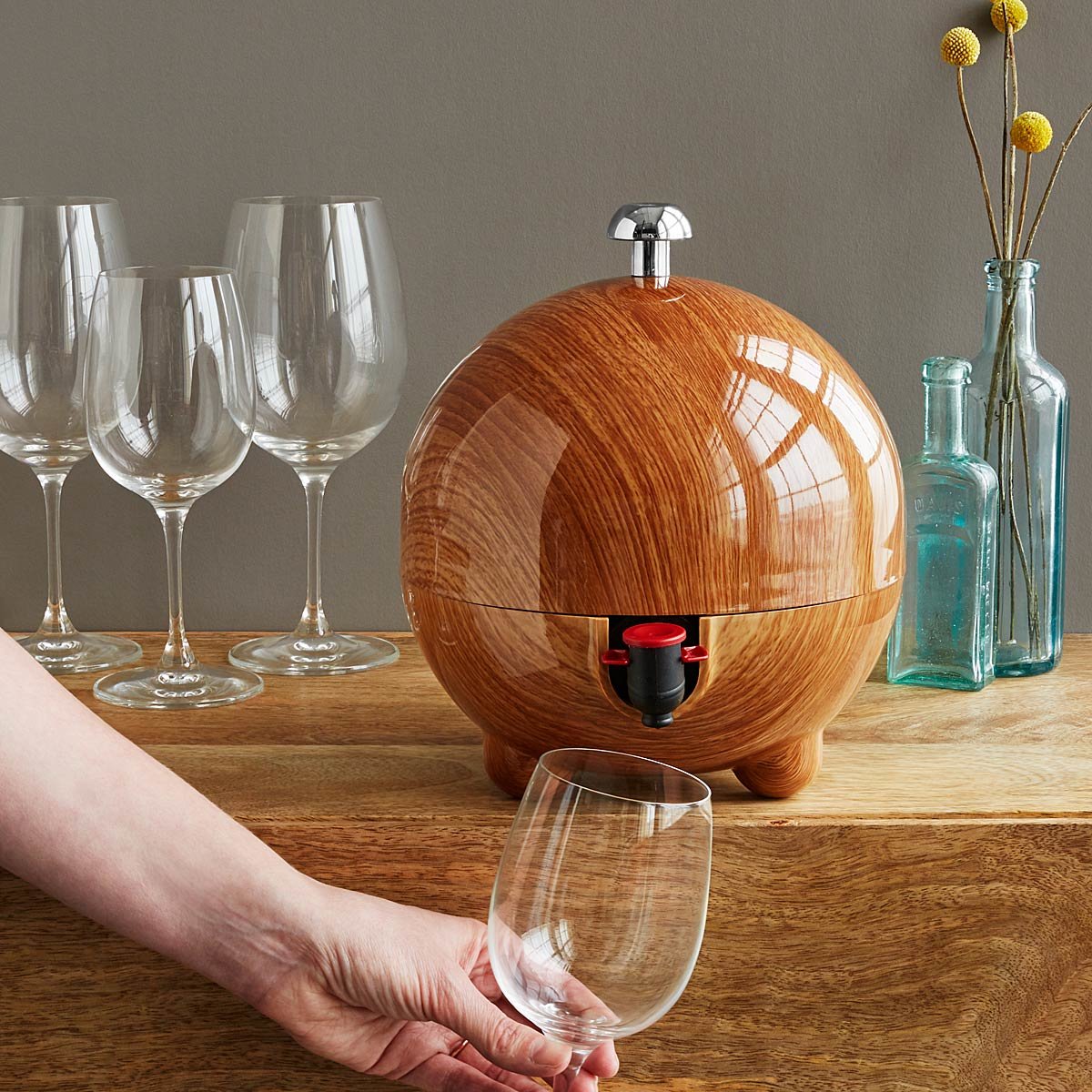 Wine Dispensing Sphere | UncommonGoods