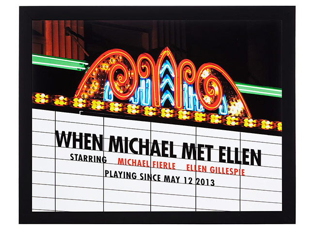 Personalized Movie Marquee Photo Print | UncommonGoods