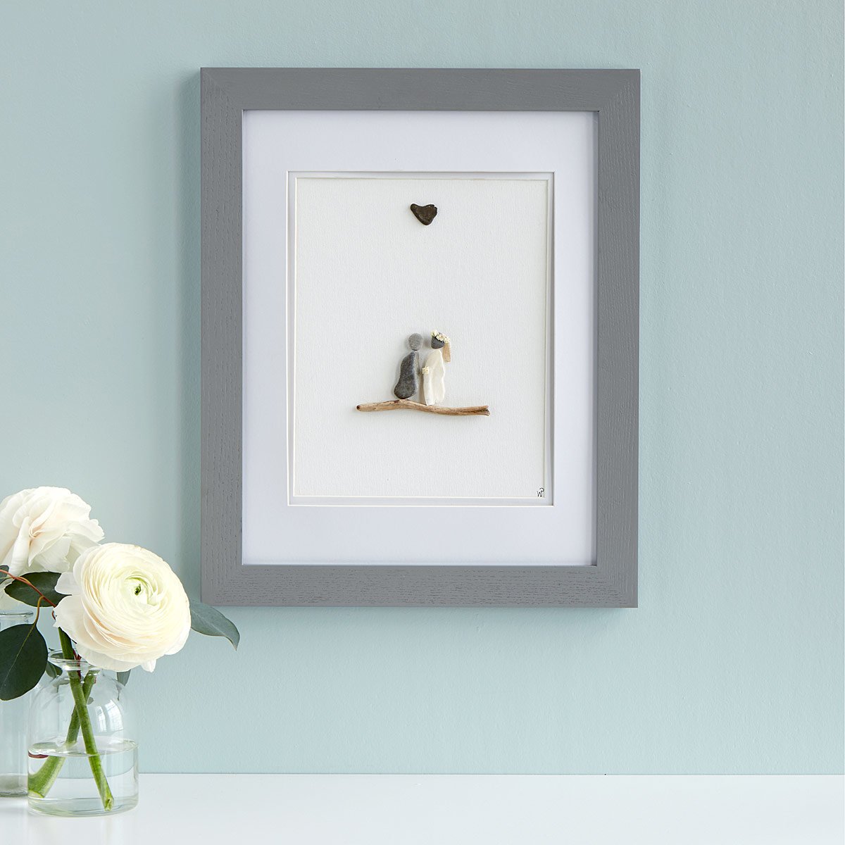 Wedding Pebble Portrait | UncommonGoods