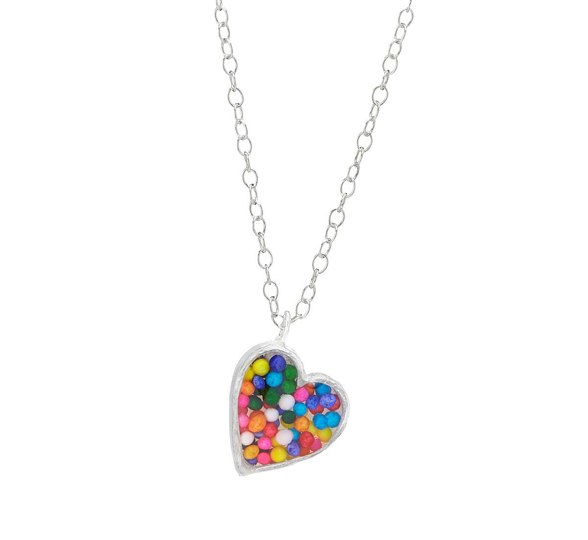 Sprinkles Heart Necklace | UncommonGoods