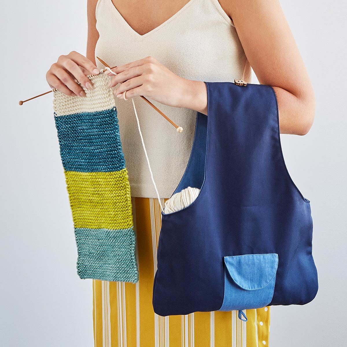 Travel Knitting Bag | UncommonGoods