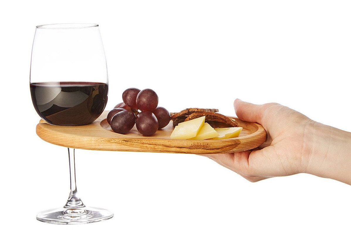 Wine & Appetizer Tray - Set of 4 | UncommonGoods