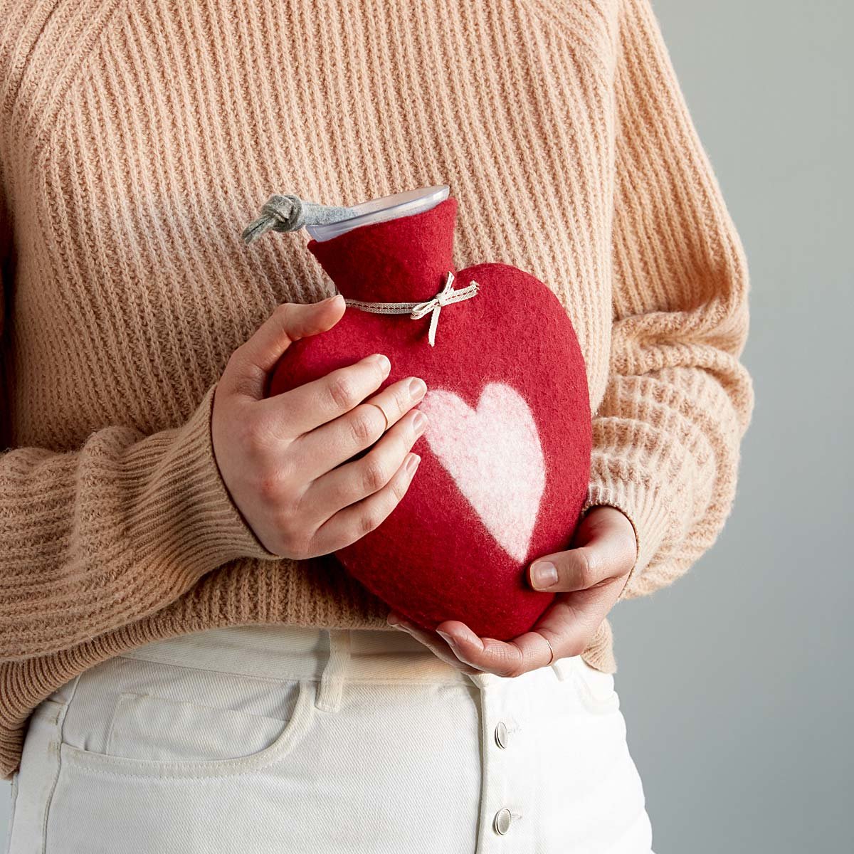 Cozy Heart Hot Water Bottle | UncommonGoods