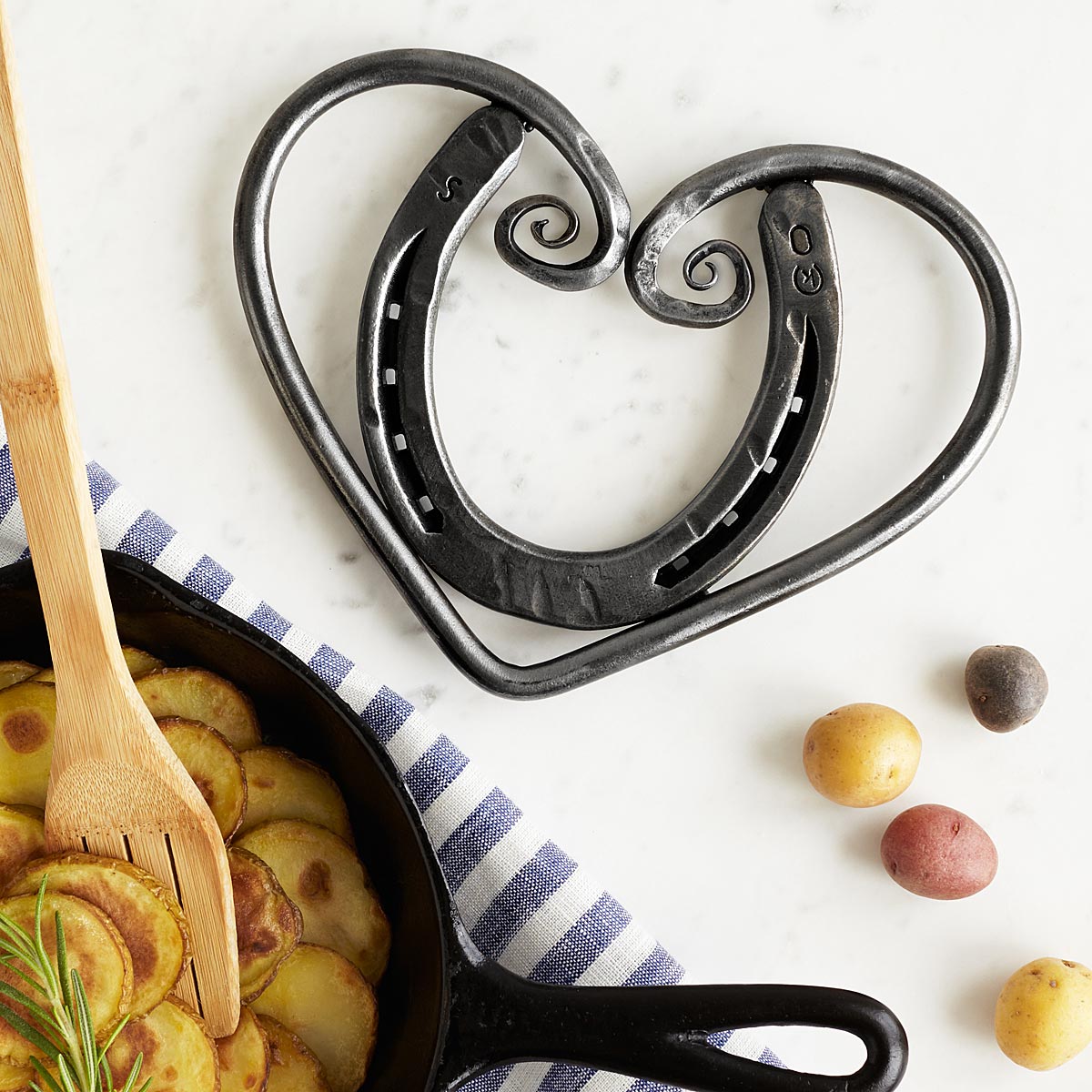 Horseshoe Heart Trivet | UncommonGoods