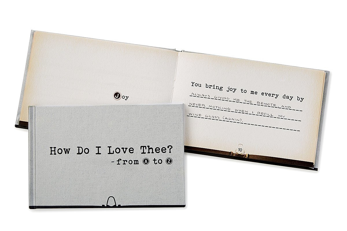 How Do I Love Thee from A-Z | UncommonGoods