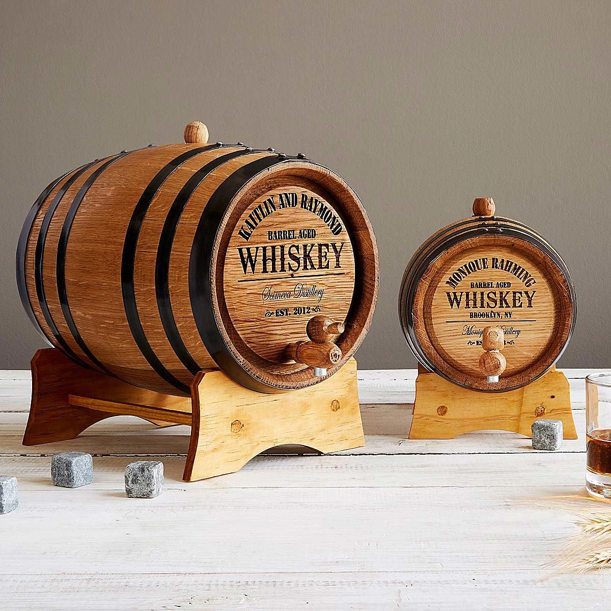 Personalized Whiskey Barrel | UncommonGoods