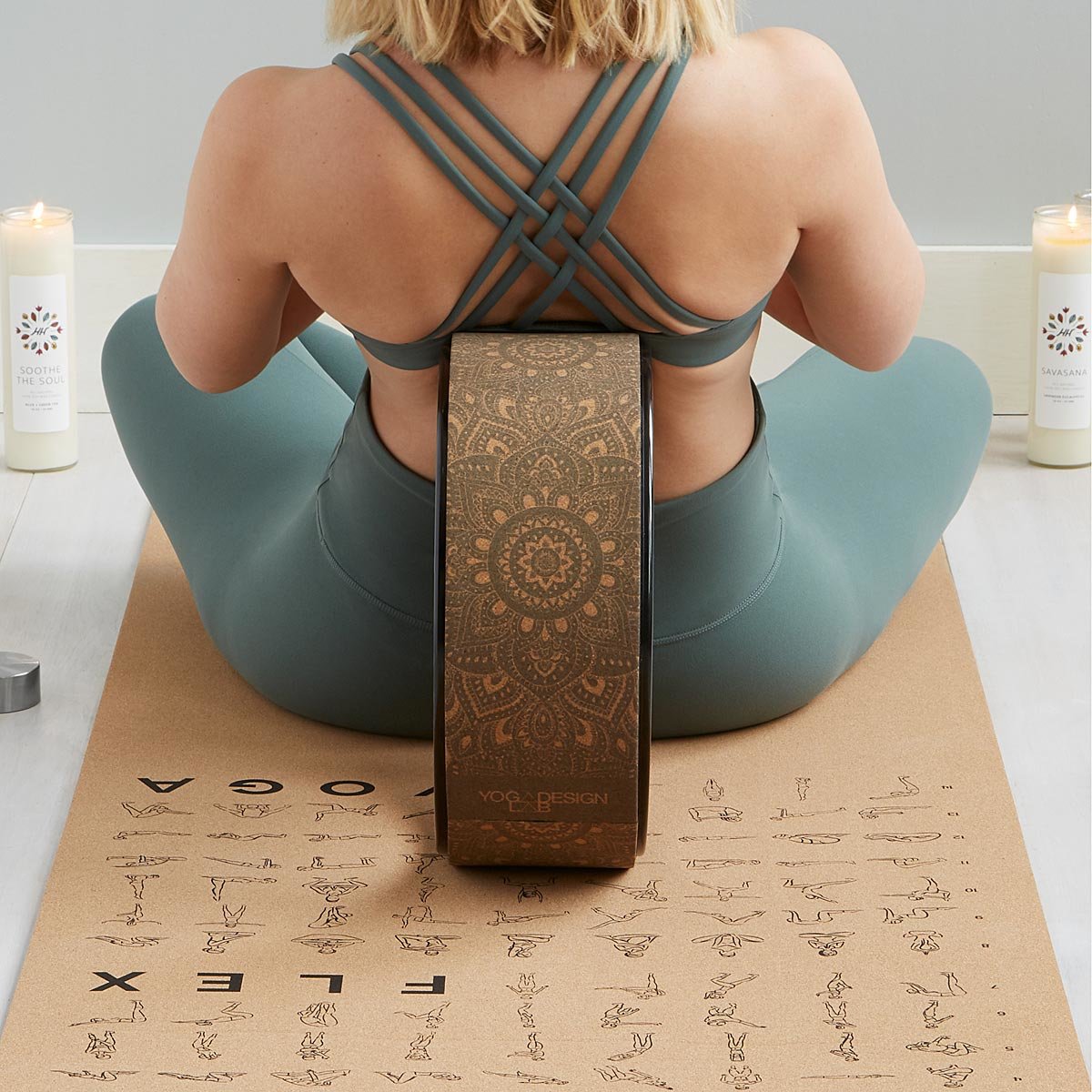 Cork Yoga Wheel | UncommonGoods