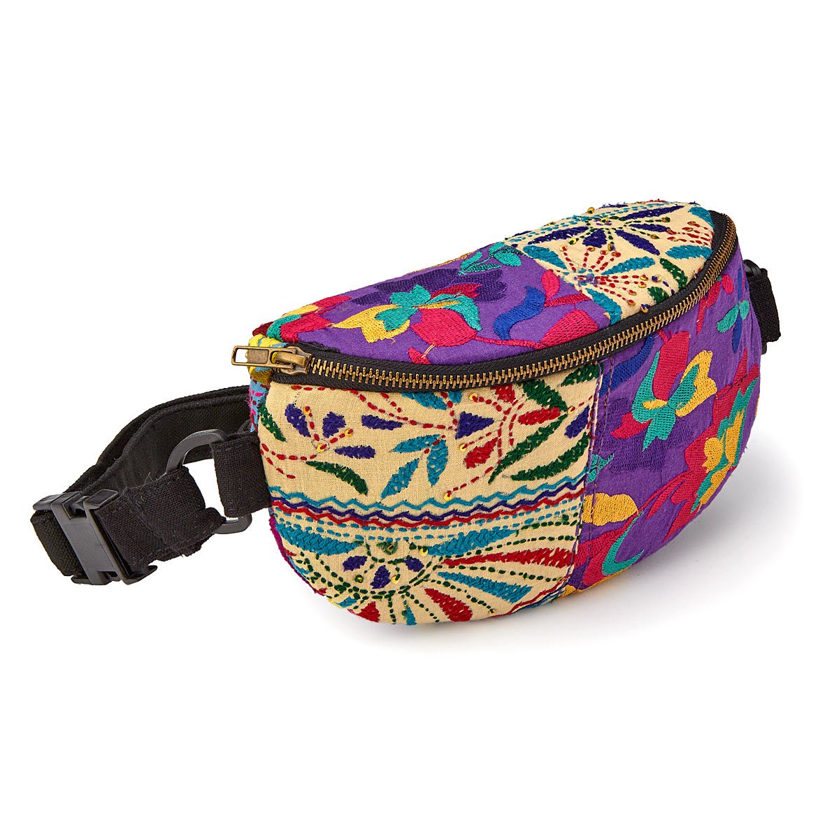 Upcycled Textiles Waist Pack | UncommonGoods