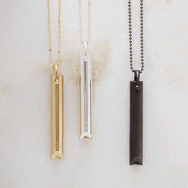 Mindful Breathing Necklace | Uncommon Goods