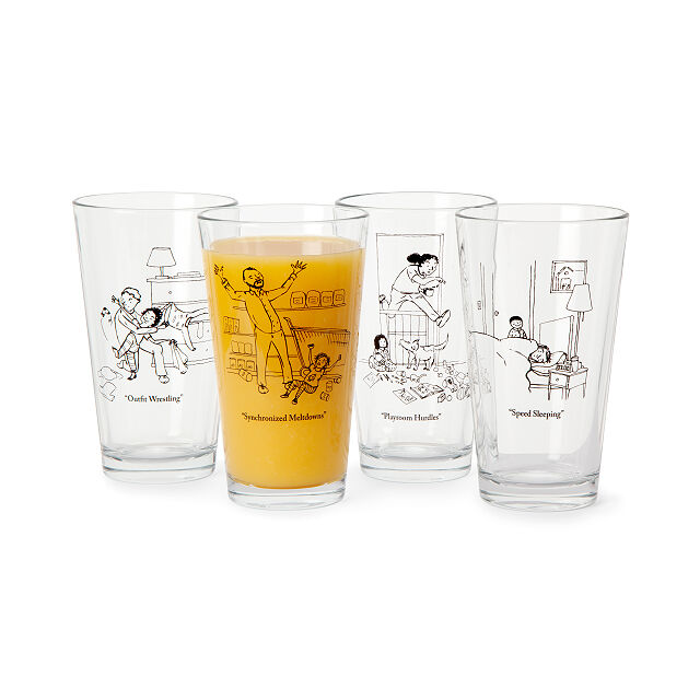 Parenting Championship Pint Glasses | Uncommon Goods